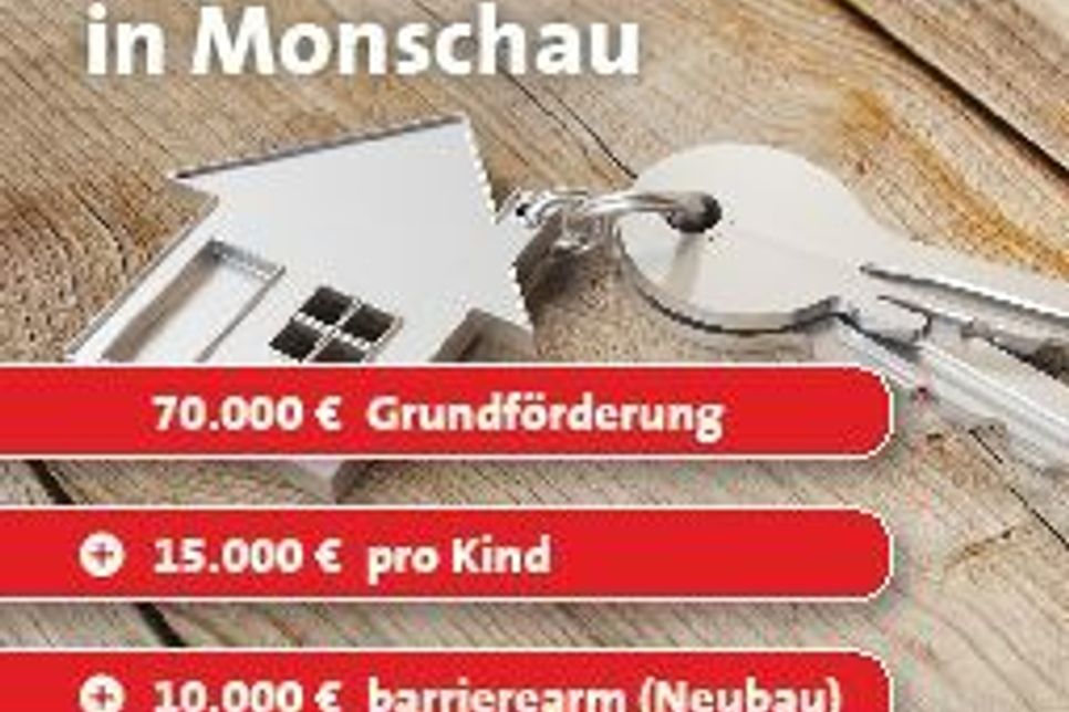 Die LBS hat am Beispiel der Stadt Monschau die Eigenheimförderung des Landes Nordrhein-Westfalen vorgerechnet.