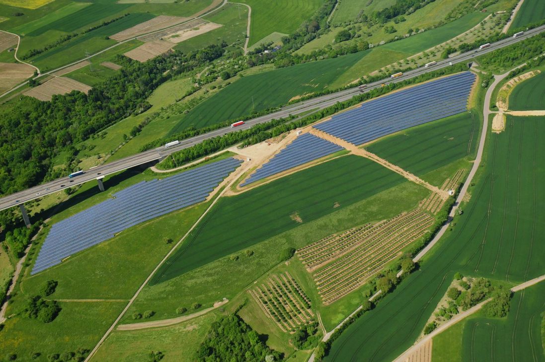 WES Green Solarpark in Langsur. Foto: FF