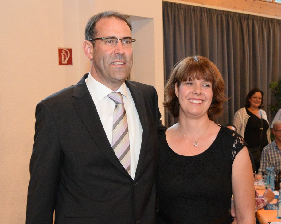 Johannes Winckler mit Ehefrau Andrea. Foto: Scholl