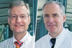 Privatdozent Dr. Stefan A. Müller (links) und Dr. Wolfgang Rimili (rechts).