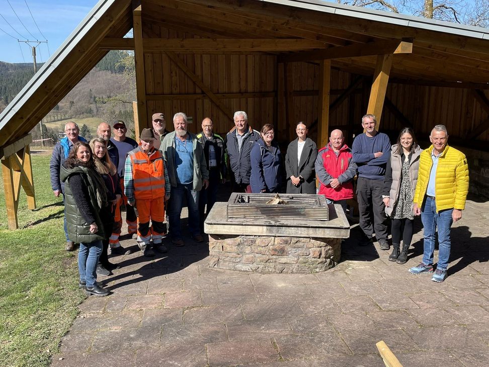 Die Hütte am Grillplatz Vohnztert konnte dank Förderung wieder komplett erneuert werden.