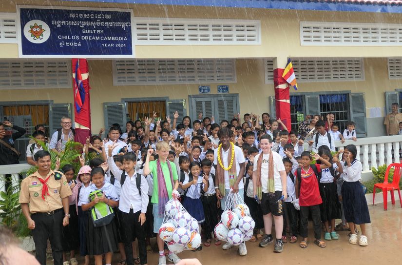 Impressionen vom Besuch der Schule.