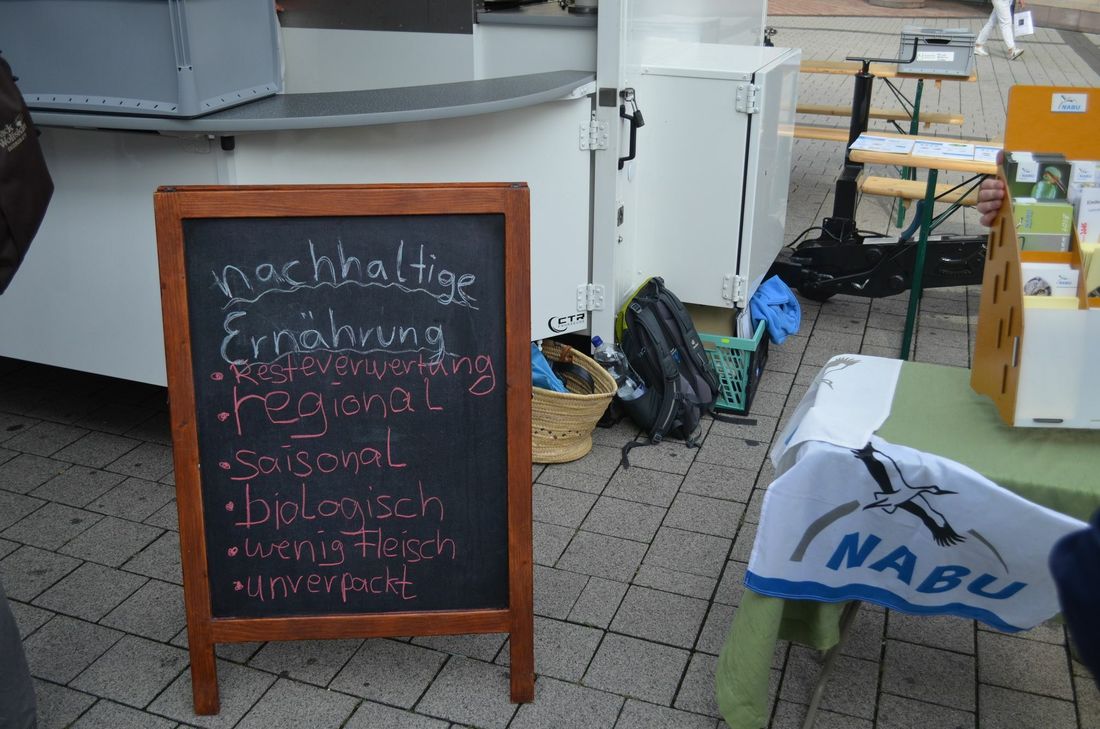 Gekocht wurde unter dem Motto: Nachhaltige Ernährung