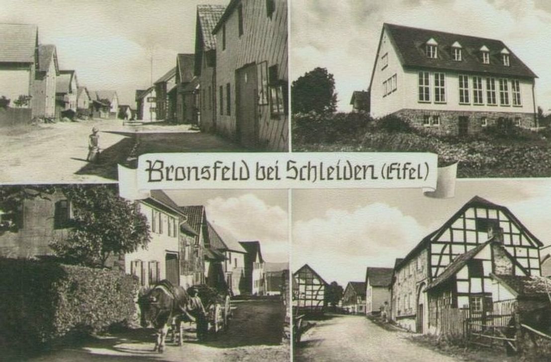 Eine Postkarte aus alten Bronsfelder Tagen ...