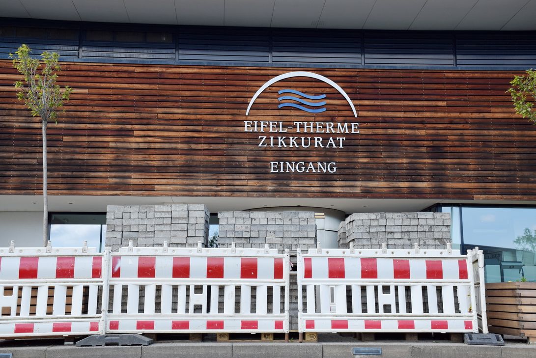 Die geplante Wiedereröffnung der Eifel-Therme Zikkurat muss weiter nach hinten verschoben werden. Foto: Kirsten Röder/pp/Agentur ProfiPress
