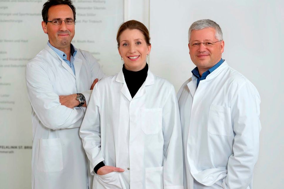 Venenspezialisten in der Eifelklinik St. Brigida (v.l.): Dr. Rudolf Müller, Dr. Karin Vogt und Dr. Knuth Rass.