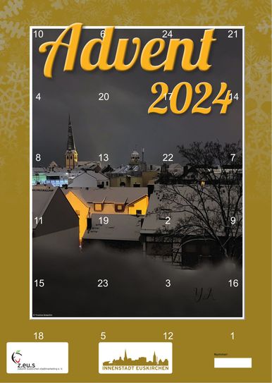 Der Euskirchener Adventkalender ist ab sofort erhältlich