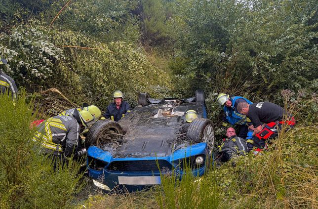 Schwerer Unfall beim Flughafen Hahn.