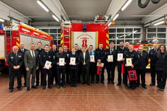 Gruppenfoto mit den Geehrten