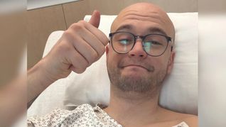 Dominik freut sich, einem Baby aus den USA geholfen zu haben.