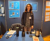 Timo Mehl vom St.-Michael-Gymnasium kreierte einen smarten Thermobecher.