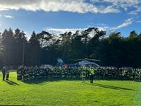 Rund 120 Feuerwehrleute nahmen an der Übung teil.