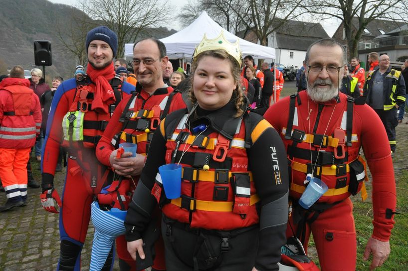 Das Schwimm-Outfit war wie immer sehr individuell.