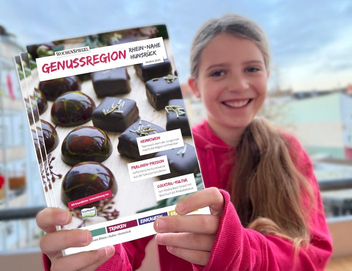 Genussvolle Erlebnisse für jeden Geschmack - und für die ganze Familie: Die neue Ausgabe des WochenSpiegel-Magazins »Genussregion Rhein-Nahe-Hunsrück« ist ab sofort kostenlos erhältlich.