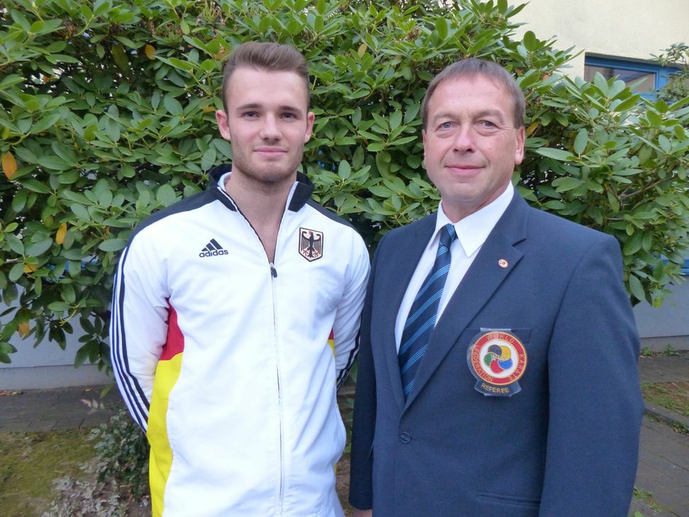 Der 20-jährige Karateka Robin Winters aus Altrich startet bei der WM in Linz. Foto: FF
