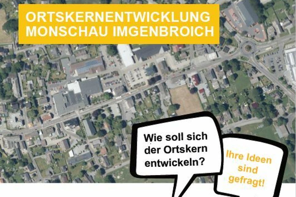 Wie soll sich der Ortskern von Imgenbroich entwickeln? Die Ideen der Einwohner und Verbraucher sind gefragt.