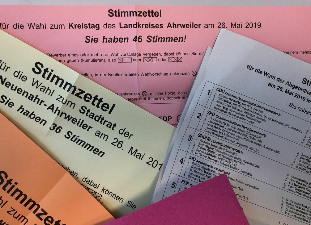 Die Stimmzettel im Kreis Ahrweiler sind fast alle ausgezählt. Foto: Mager