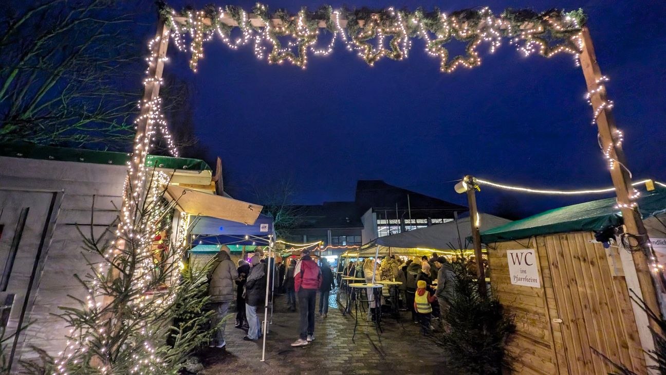 Auch auf dem Roetgener Weihnachtsmarkt  wurden Buden aufgebrochen.