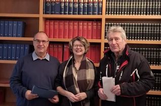 Hartmut Behrendt (v.li., erster Vorsitzender), Stephanie Behrendt (Schatzmeisterin) und Jürgen Euteneuer (zweiter Vorsitzender) freuen sich über den Mitgliederzuwachs, hoffen aber auch auf weitere ehrenamtliche Unterstützung.