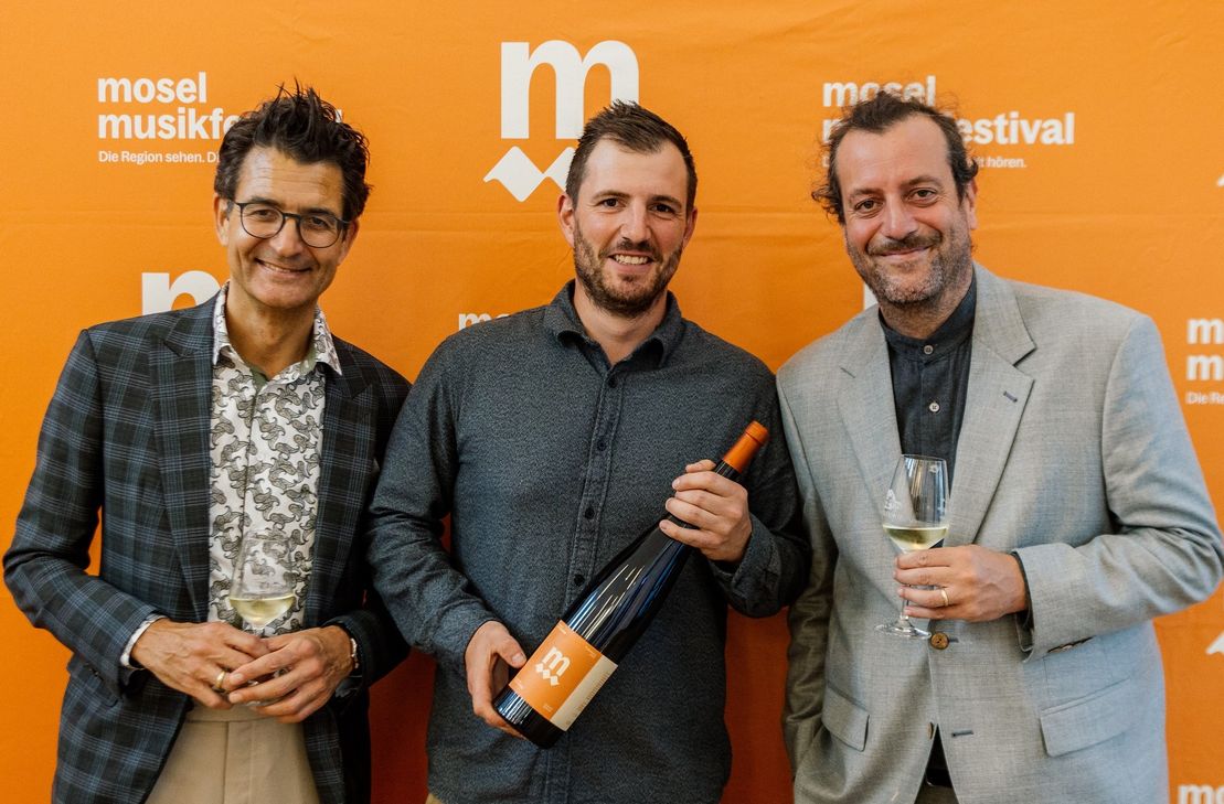 Klaus Gasteiger, Simon Schömann, Dr. David Maier (von links)