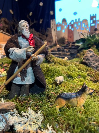 Zahlreiche Details weist die riesige Hauskrippe von Hannelore und Hans Murk in Marmagen auf.