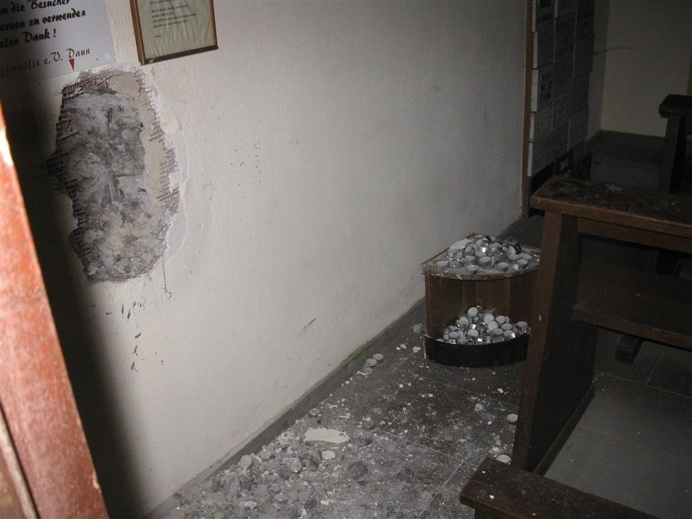 Opferstock in der Wehrbüschkapelle komplett entfernt.