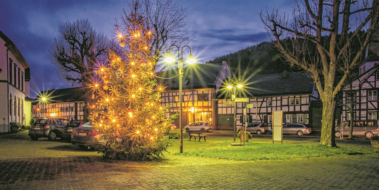 Olef in weihnachtlichem Glanz.