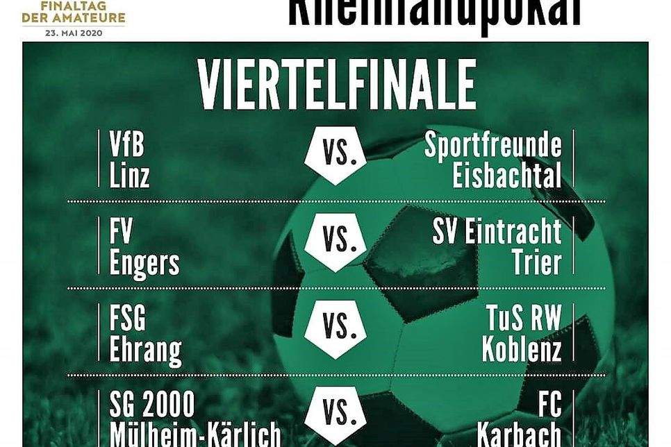 Die FSG Ehrang/Pfalzel ist der einzige verbliebene A-Ligist im Viertelfinale des Rheinlandpokals. Foto: FF