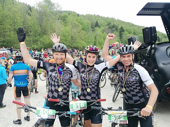 Erfolgreiches Trio vom Sport-Treff 2.0: JAn Kaliciak, Daniela Schütt und Jürgen Zaar.