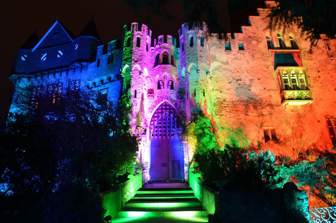 Der Termin für das Lichtkunstevent „rheinleuchten“ am Osterwochenende wurde aufgehoben. (Archiv-Foto: Zweckverband)