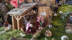 Detailansichten der Krippenlandschaft ...