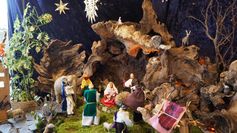 Detailansichten der Krippenlandschaft ...