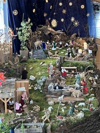 Detailansichten der Krippenlandschaft ...