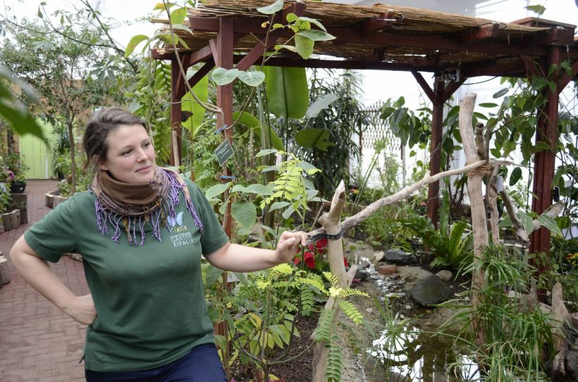Ulla Große Meininghaus freut sich auf die neue Saison im Schmetterlingsgarten.
