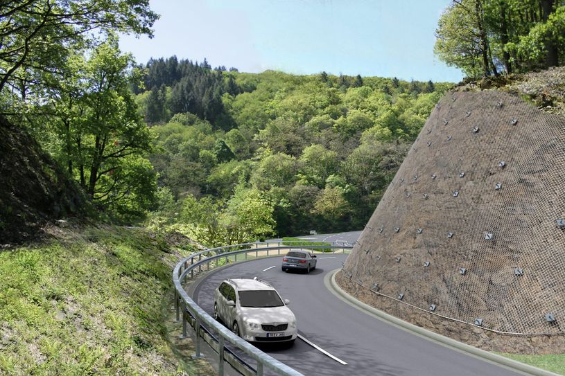 Die unübersichtliche Kuppe an der Viktoriahöhe wird verschwinden.