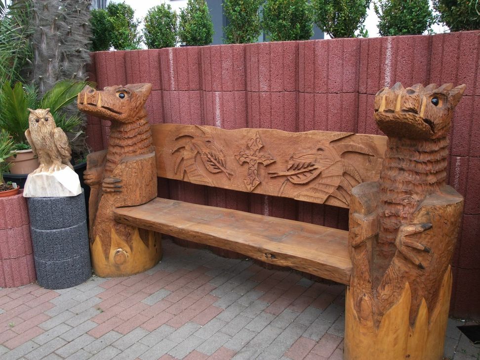 Bei Schiers Bank-Kreationen ist alles möglich - vom Hundekopf bis hin zum Hochlandrind