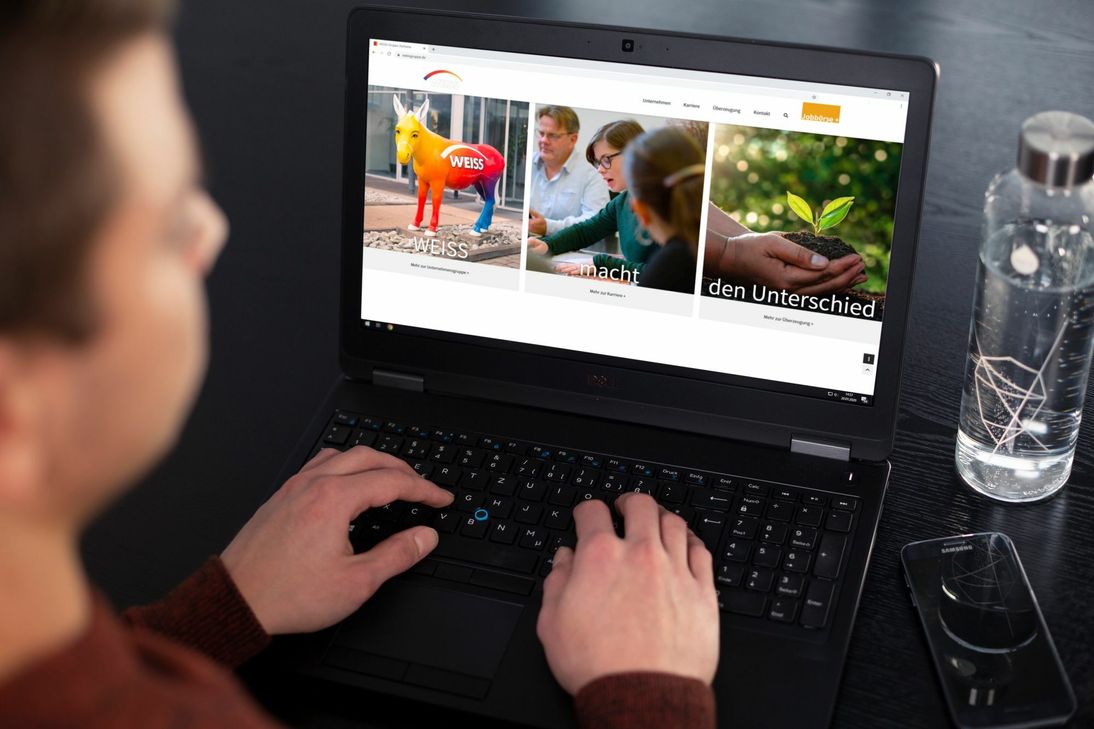 Die WEISS-Gruppe präsentiert sich modern und interaktiv auf ihrer neuen Homepage.