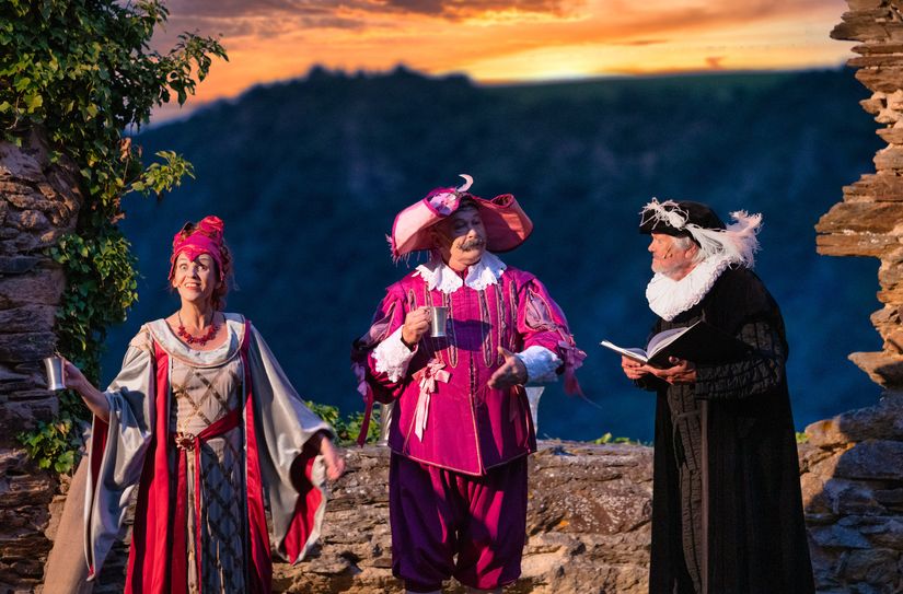 Zum letzten Mal wird auf der Burg Rheinfels die »Rheinfels Saga« aufgeführt.