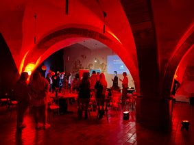 Programmvorstellung im historischen Keller des Haus Fetzenreich