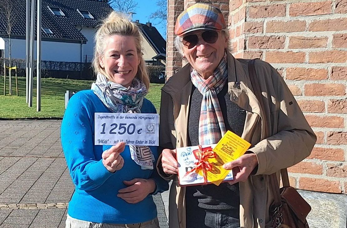 Peter Borsdorff unterstützt die Jugendarbeit in der Gemeinde Hürtgenwald.