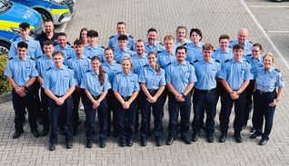 19 Kommissaranwärter sind heute in den praktischen Dienst im Kreis Euskirchen gestartet.