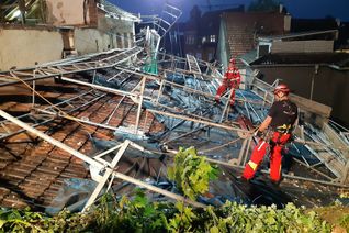 72 Einsatzkräfte waren insgesamt sieben Stunden im Einsatz.
