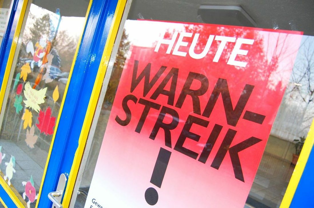 In den KiTa der Region wird gestreikt.