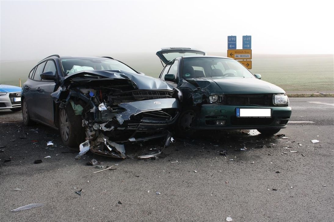 Unfallstelle. Foto: Polizei