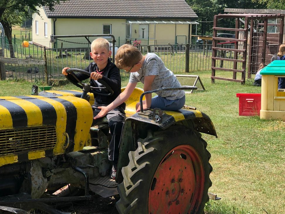 Der Ausflug auf den Rodehof gehörte zu den Highlights der Ferienfreizeit der Stadt Monschau, die mit 70 Kindern wieder großen Anklang fand. Fotos: T. Förster