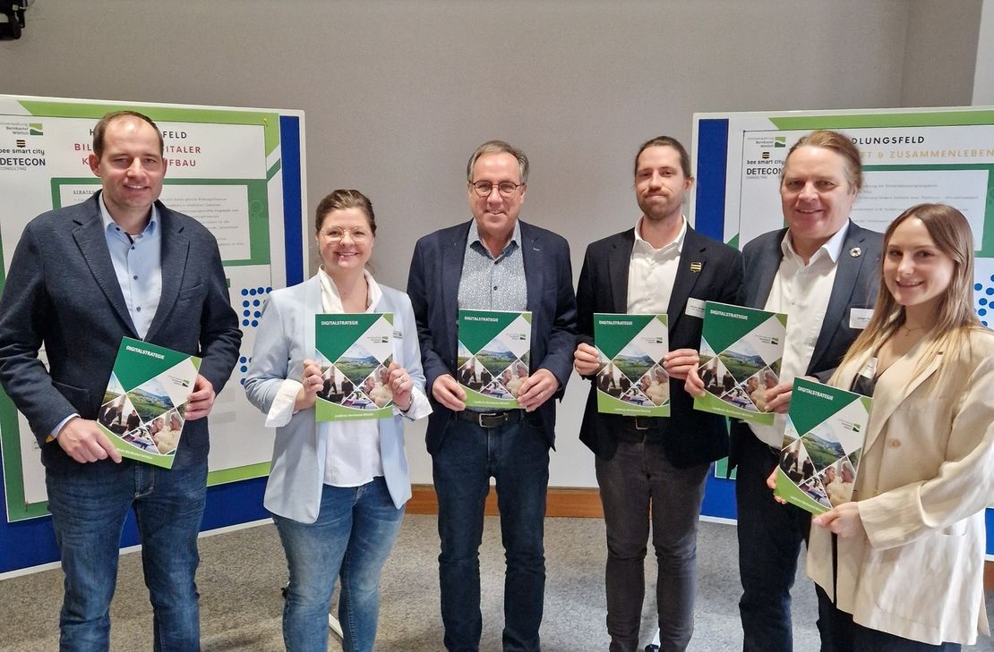 Präsentation der Digitalstrategie.