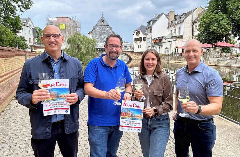 Von 18. Juli bis 8. August laden die Wirtschaftsförderung Bad Kreuznach, die Gesundheit und Tourismus ach GmbH und Weinland Nahe erstmals zur Veranstaltungsreihe NaheChill ein.