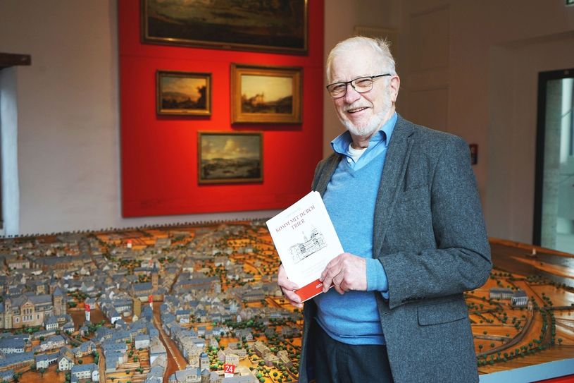 Das Stadtmodell im Museum ist eine der Stationen auf der Leseführung von Hubert Ries