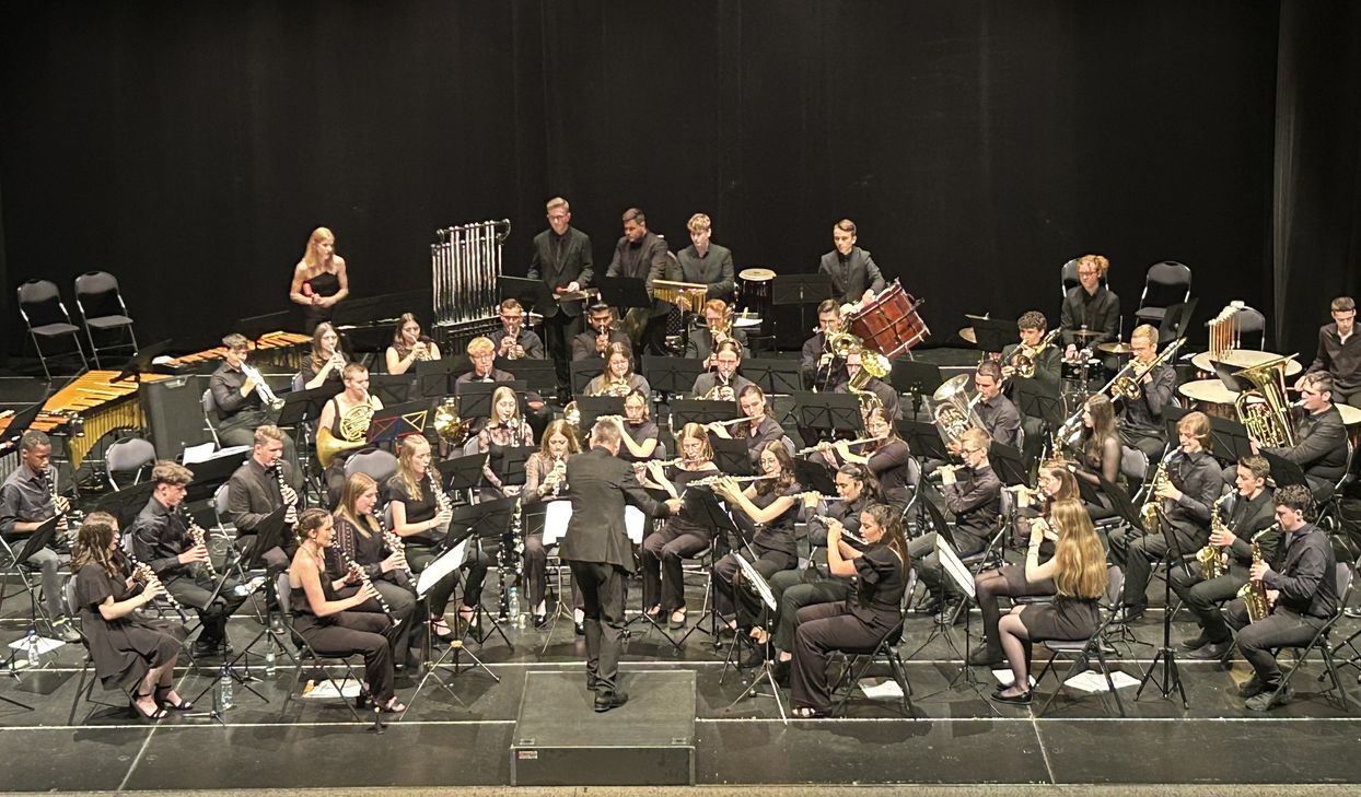 Das Sinfonische Blasorchester Eifel-Ardennen beim Konzert in Neuerburg/Eifel