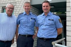 V. l..: Franz-Josef Platz, Joachim Pinger (Dienststellenleiter) und Alexander Pitzen.